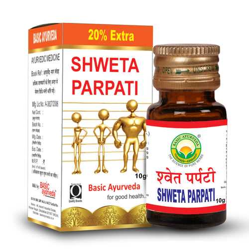 Basic Ayurveda Shweta Parpati 10 Gram