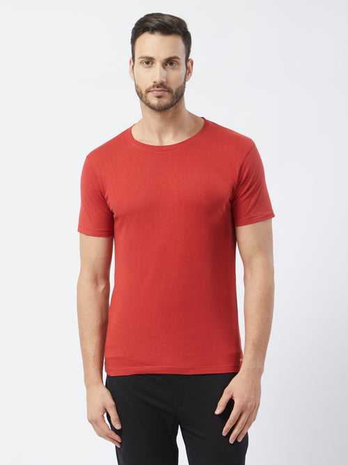 Fruit of the Loom MCN01-N Unwind Solid Cotton Blend Men's Crew Neck T-Shirt