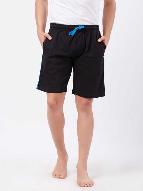 Fruit of the Loom MKS01 Unwind Solid Cotton Blend Men's Knit Shorts