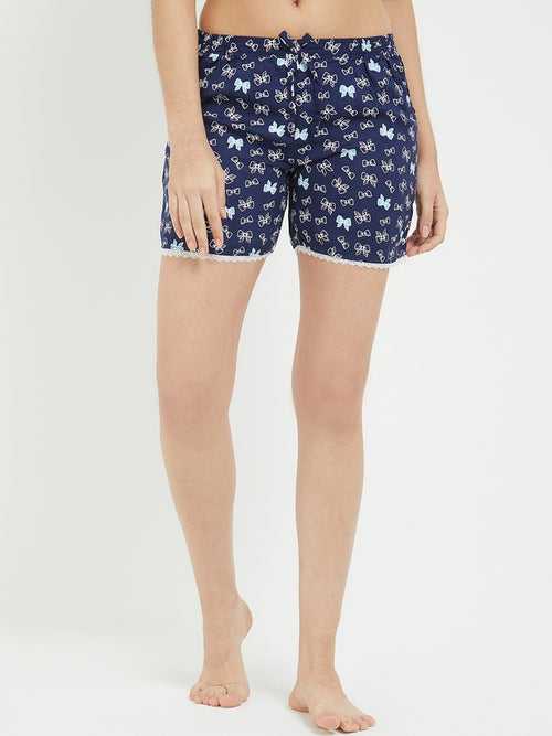 Fruit of the Loom FWSP01 Unwind Printed Viscose Women's Sleep Shorts - Color/Print May Vary