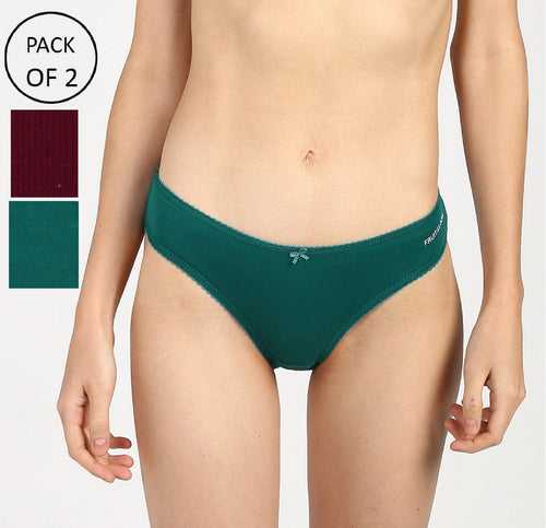Fruit of the Loom FBKS08-2P Flex Women's Bikini panties - Pack of 2- Color May Vary