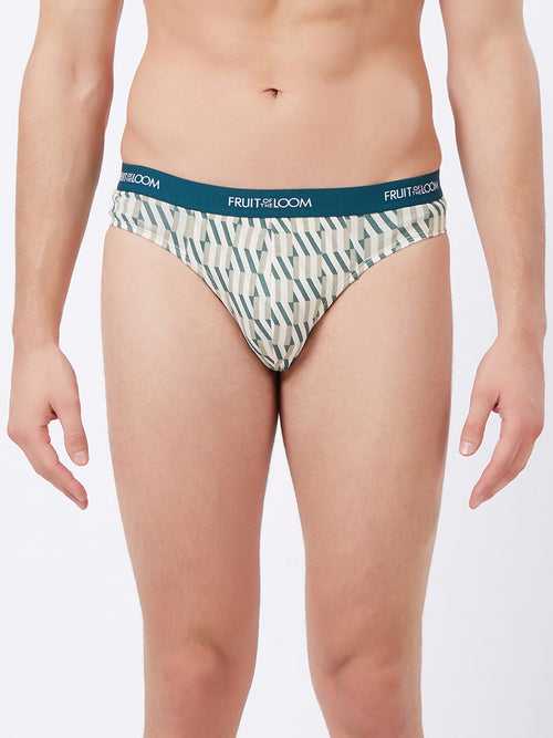 Fruit of the Loom MHB13 Better Basics Printed Cotton Men's Hip Brief