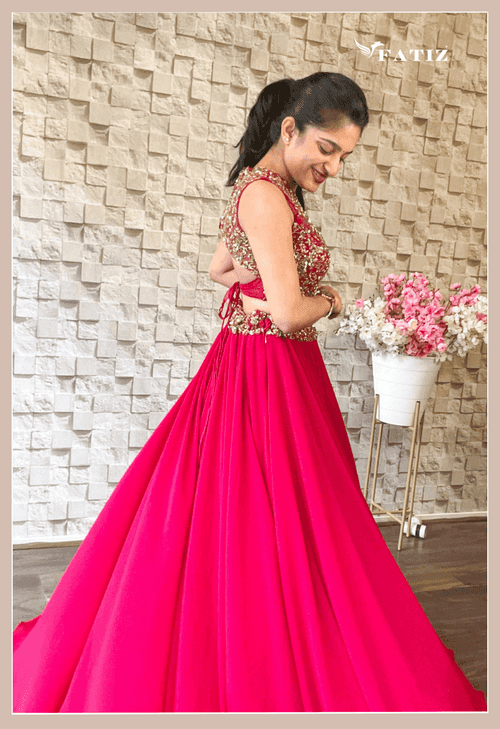 Scarlet Mini Lehenga