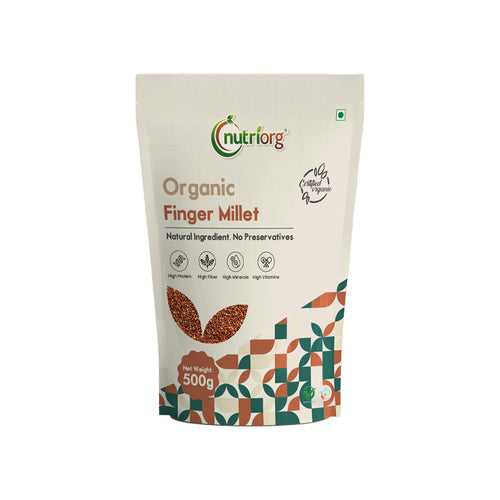 Nutriorg Organic Finger Millet (Pack of 4*500g)
