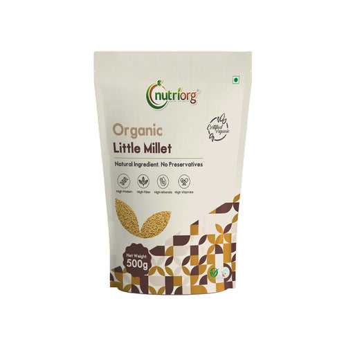 Nutriorg Organic Little Millet (Pack of 3*500g)