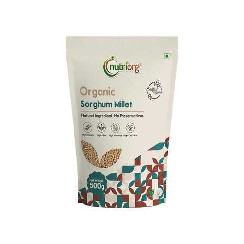 Nutriorg Organic Sorghum Millet (Pack of 5*500g)