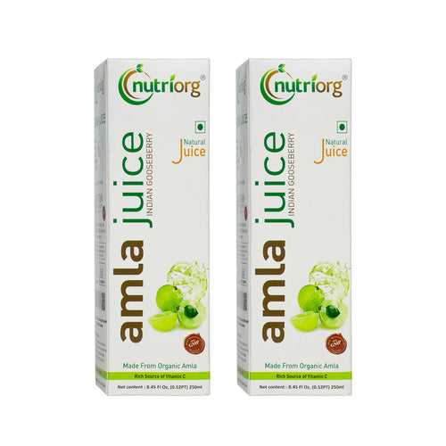 Nutriorg Amla Juice 500ml (Pack of 2*250ml)