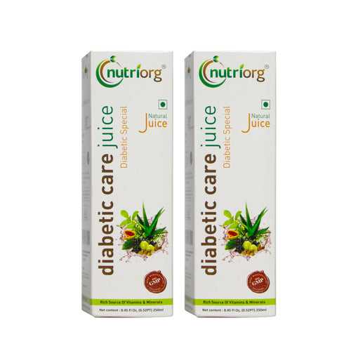 Nutriorg Diabetic Care Juice 500 ml (Pack of 2*250ml)