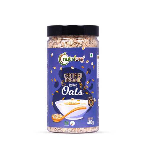 Nutriorg Certified Organic Rolled Oats 400g