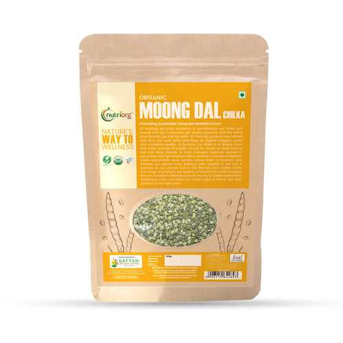 Nutriorg Organic Moong Dal Chilka