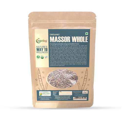 Nutriorg Organic Masoor Whole