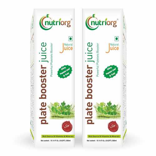 Nutriorg Platebooster Juice 600 ml (Pack of 2*300ml)