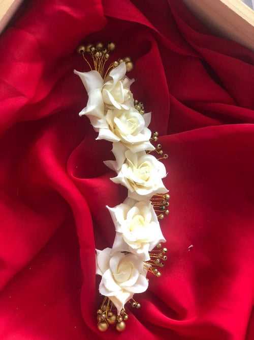 White Floral Accessory