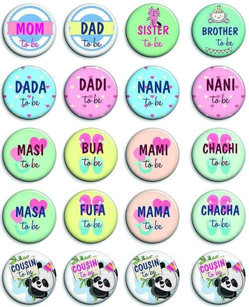 Baby Shower Badges