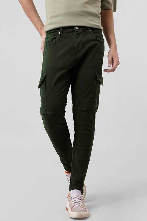 Hardy Olive Cargo Jeans | Relove