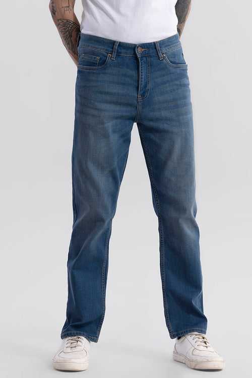 EasyStride Dusty Blue Comfort Fit Jeans | Relove