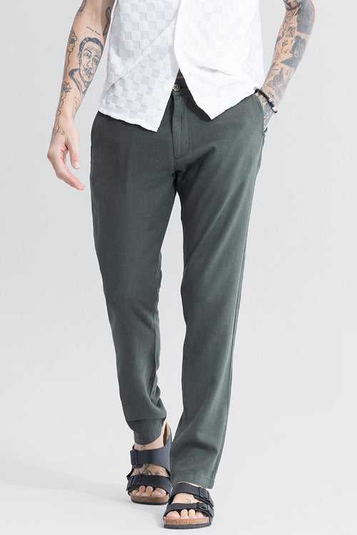 LinenLoom Olive Trouser | Relove