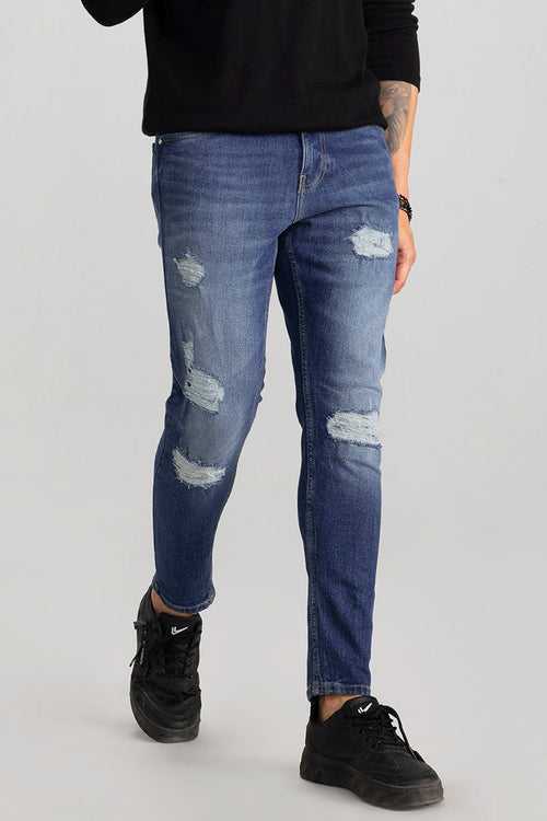 Scuttle Mid Blue Skinny Jeans | Relove
