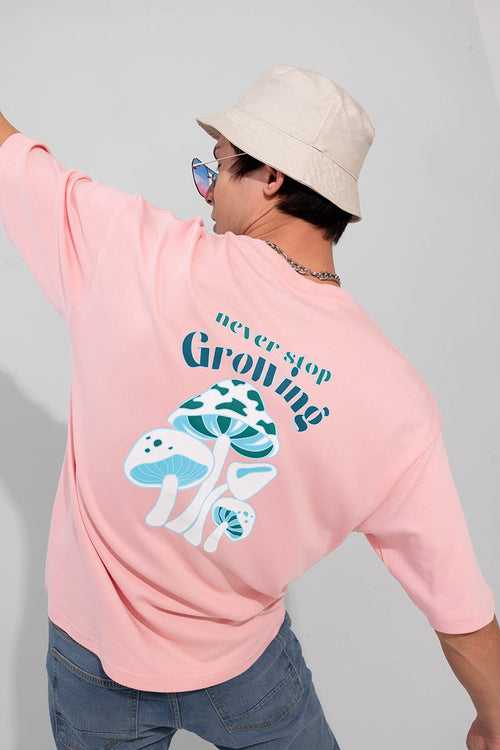 Never Stop Pink Oversized T-Shirt | Relove