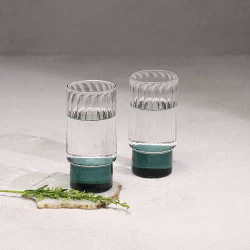 VERDE ACQUA GLASSES (SET OF 2)