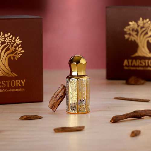 White Oudh Attar Perfume | Alcohol Free Roll On for Daily use | Long Lasting | Unisex | 12 ml