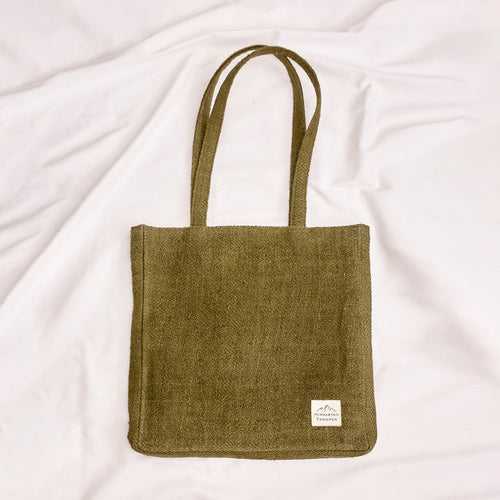 Hemp Tote Bag | Olive Green