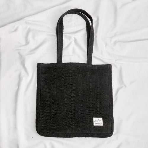 Hemp Tote Bag | Tannin Black