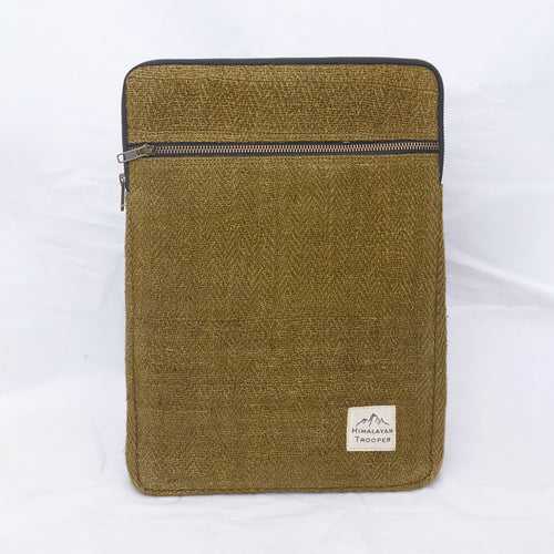 Hemp Laptop Sleeve Bag | Olive Green | 15-16 inches