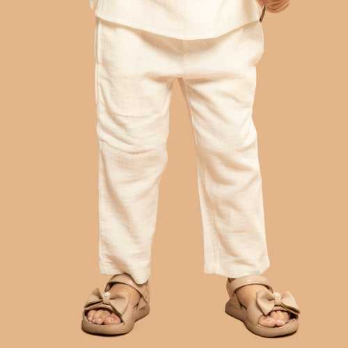 Cotton Pant for Kids | Off White