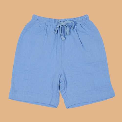 Cotton Shorts for Kids | Cool Blue