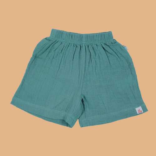 Cotton Shorts for Kids | Sea Weed