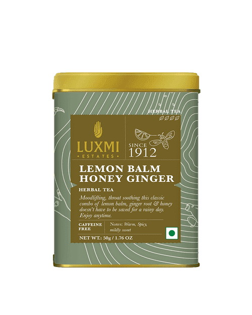 Lemon Balm Honey Ginger | 50 gm | Organic Herbal Tea