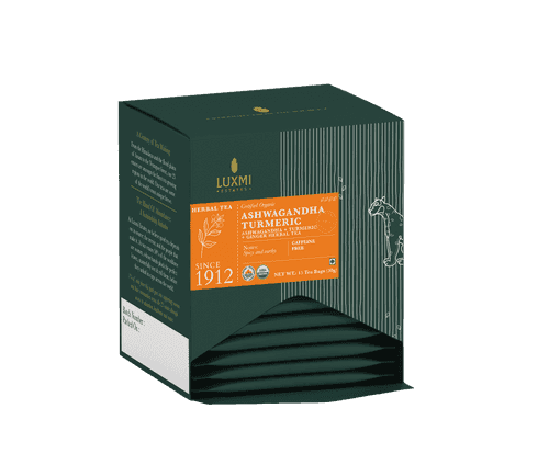 Ashwagandha Turmeric | 15 Tea Bags | Organic Herbal Tea