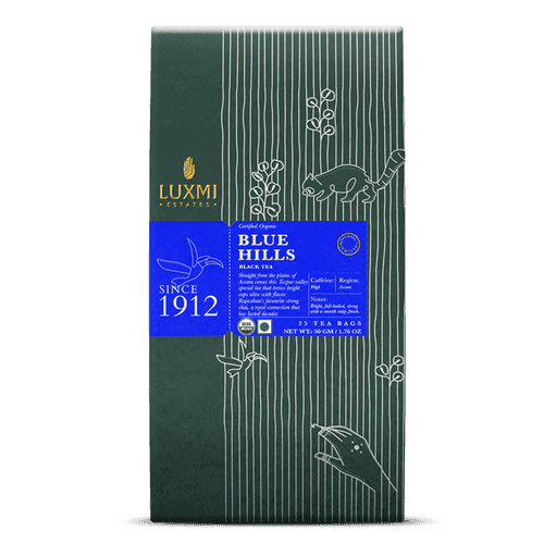 Blue Hills, 25 Tea Bags | Jodhpur Black CTC Tea Blend