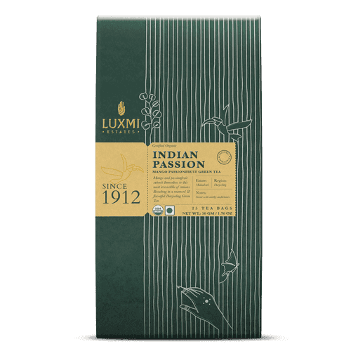 Indian Passion | 25 Tea Bags | Organic Green Tea