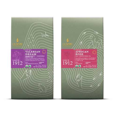 Sleep & Relaxation Tea Bundle - Stress Relief, Bedtime & Comforting Herbal Combo - 50 Tea Bags
