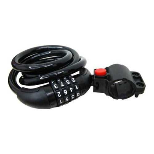 Leader Bicycle 4 Digit Resettable Number Lock with Clamp for MTB Cycles