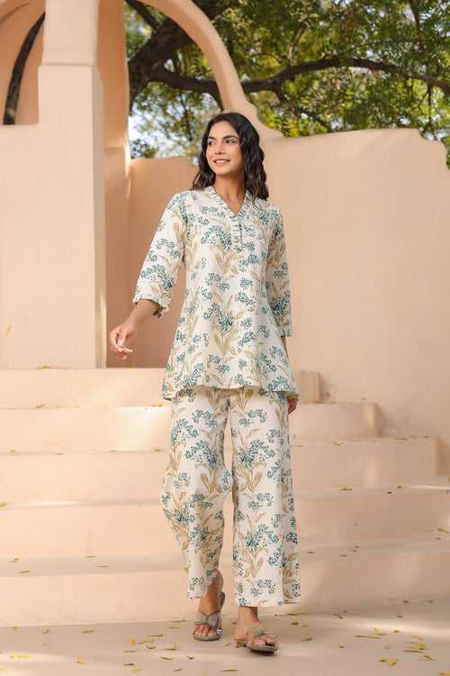 Lunaire Khadi Cotton Coord Set