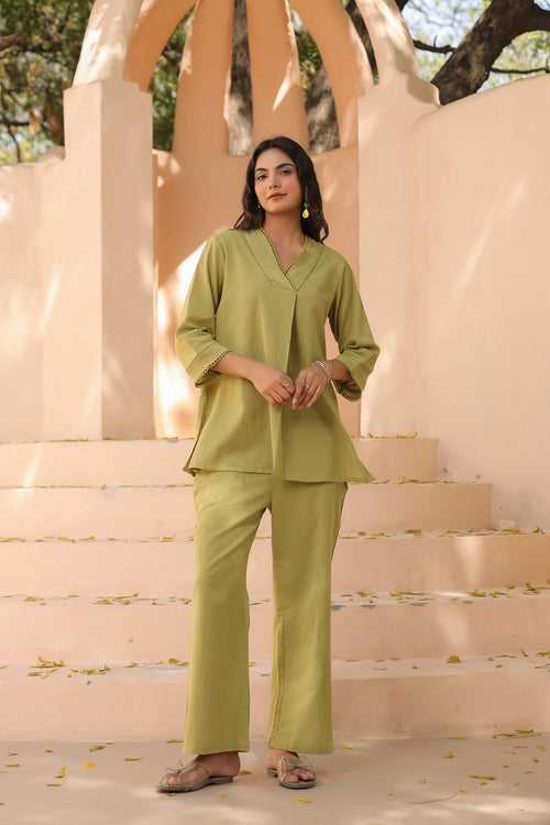 Horizon Khadi Cotton Coord Set