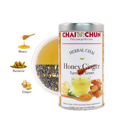 Honey Ginger Turmeric Green Tea