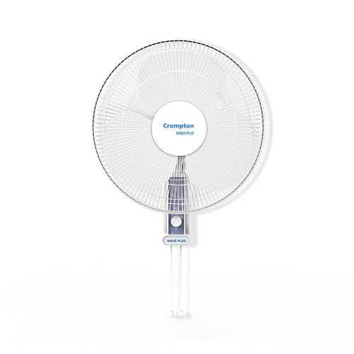 Crompton HighFlo Wave Plus 400-MM (16 inch) 60W Oscillating Wall Fan (KD White)