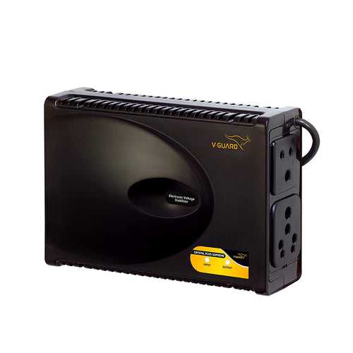 V-Guard Crystal Plus Supreme TV Voltage Stabilizer for 140 cm (55") TV + Set top Box + Home Theatre System (Working Range: 90-290V; 3 A)