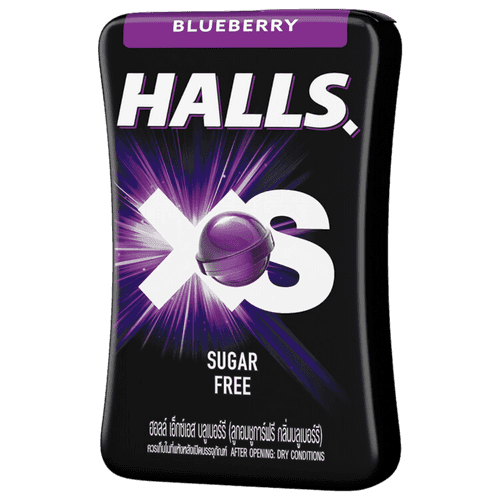 Halls Blueberry Sugar Free Mint