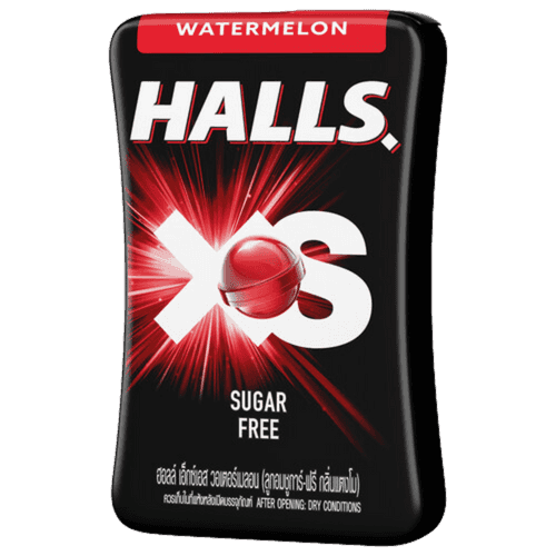 HALLS WATERMELON SUGAR FREE MINT