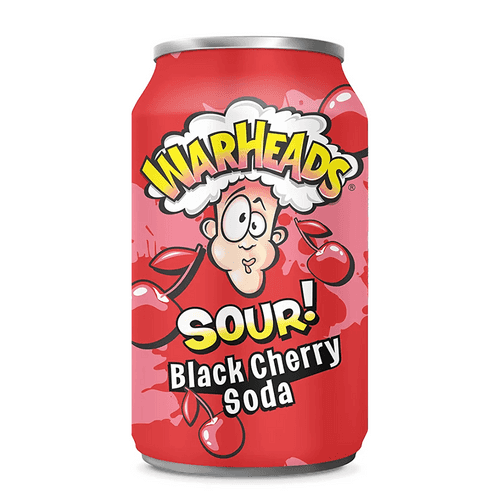Warheads Sour Soda - Black Cherry Soda
