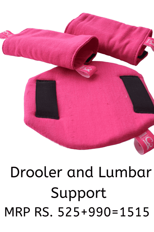 Droolers and Lumbar Support (Dark Pink)
