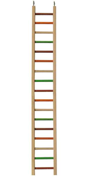 Large Wooden Hanging Ladder 37.5" x 5.25" x 0.75" (0.5" Diameter Ladder Rungs)