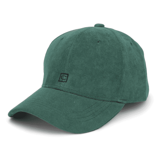 Chokore Structured Suede Baseball Cap (Green)