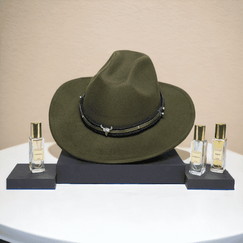 "Chokore Special 2-in-1 Gift Set for Him (American Cowboy Hat, & Perfumes Combo)  "