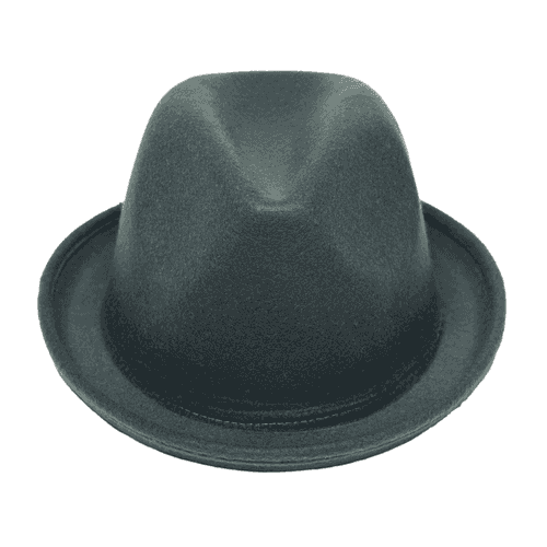 Chokore Jazz-it-up Hat with Feather details (Dark Gray)